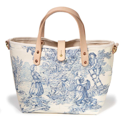Delftware Toile All Day Mini Tote - General Knot & Co.