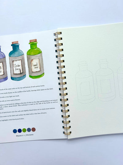 Halloween Vol. 1 Watercolor Workbook