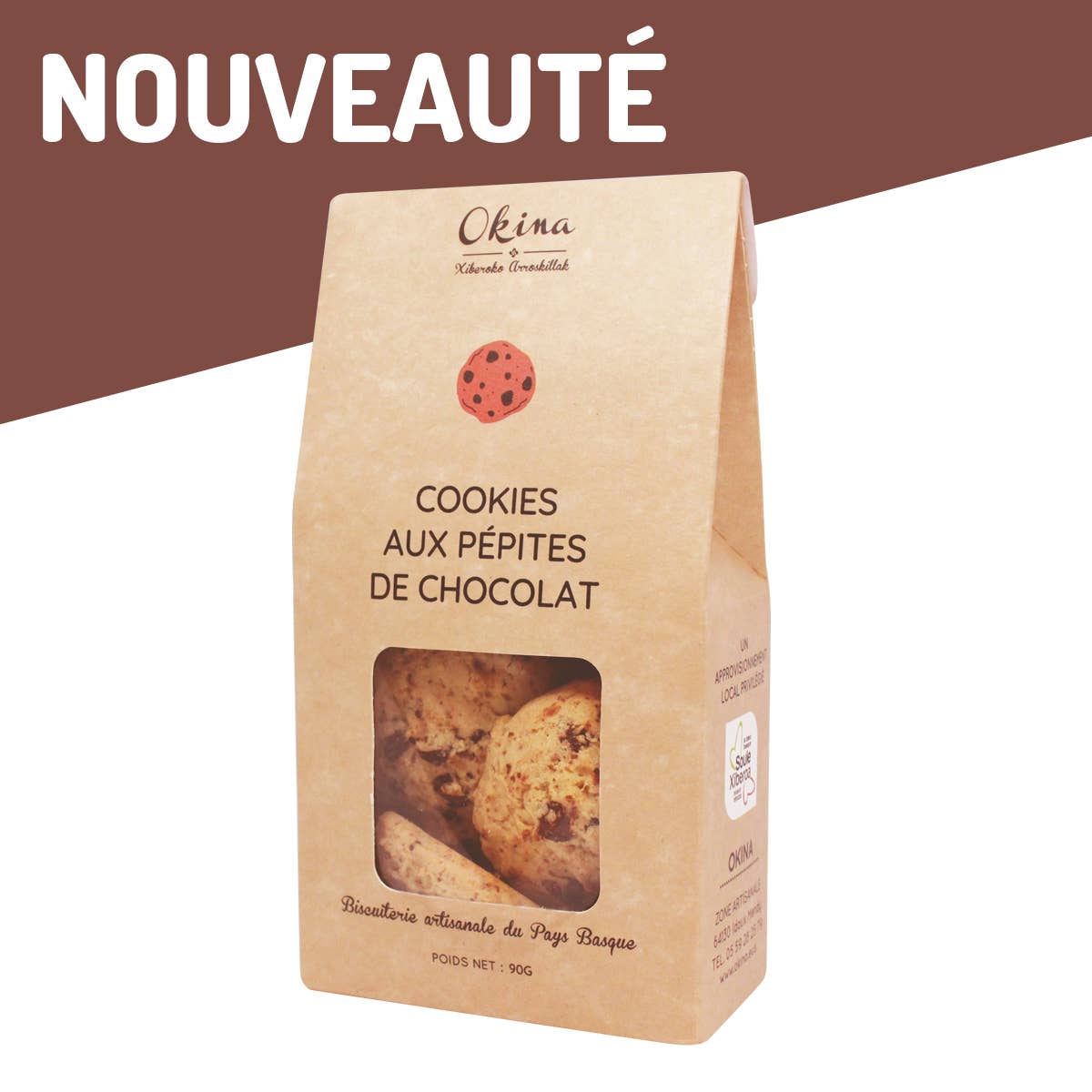 Chocolate Chip Cookies - Okina (90g)
