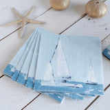 Cocktail Napkins, Sail Away (5in sq / 20-count)