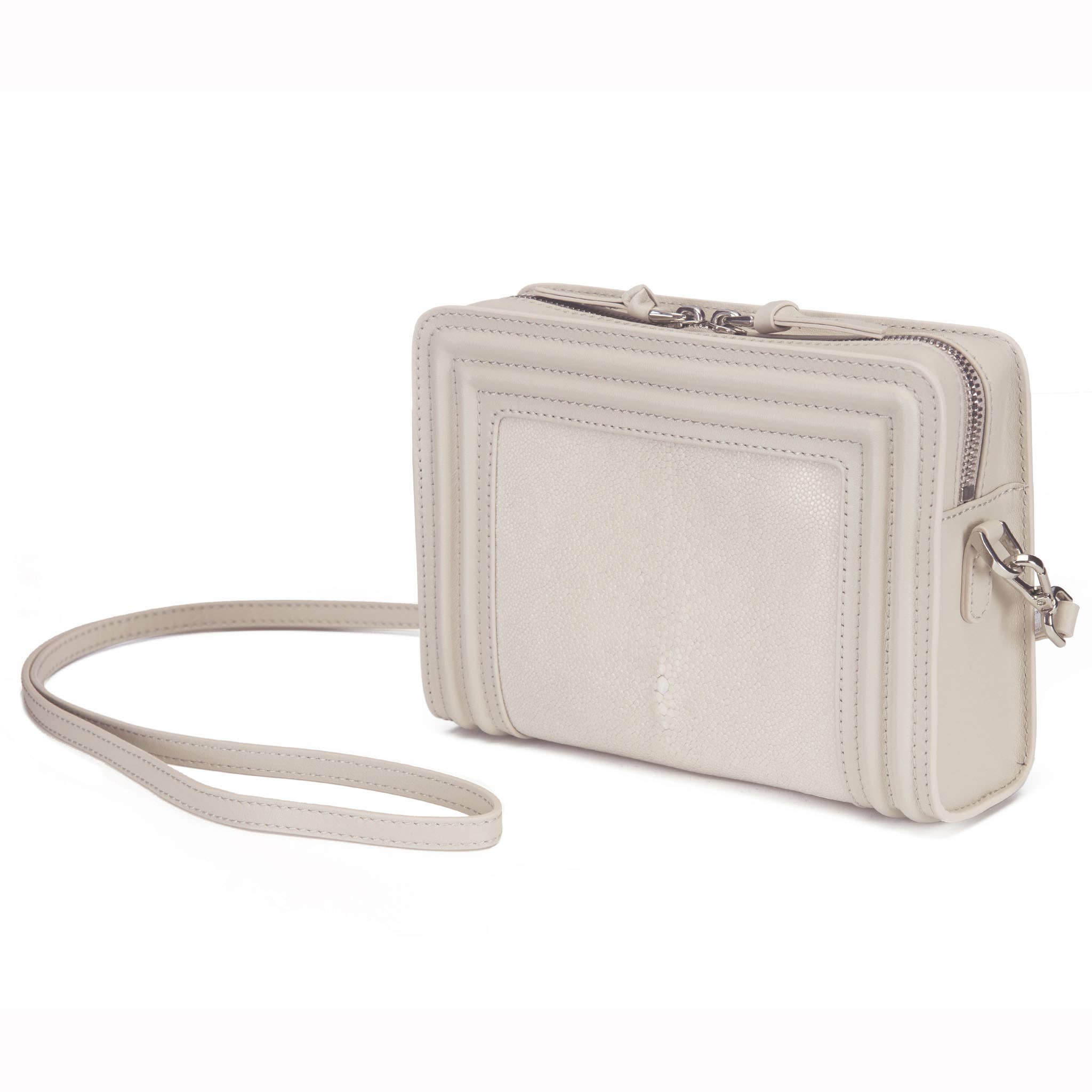 Blue & Gray Nora Zip Cross Body - Vivo
