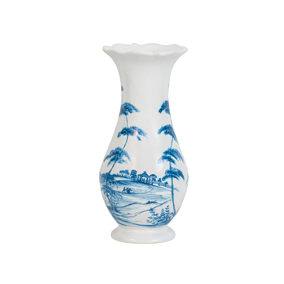 Country Estate 9" Vase - Delft Blue