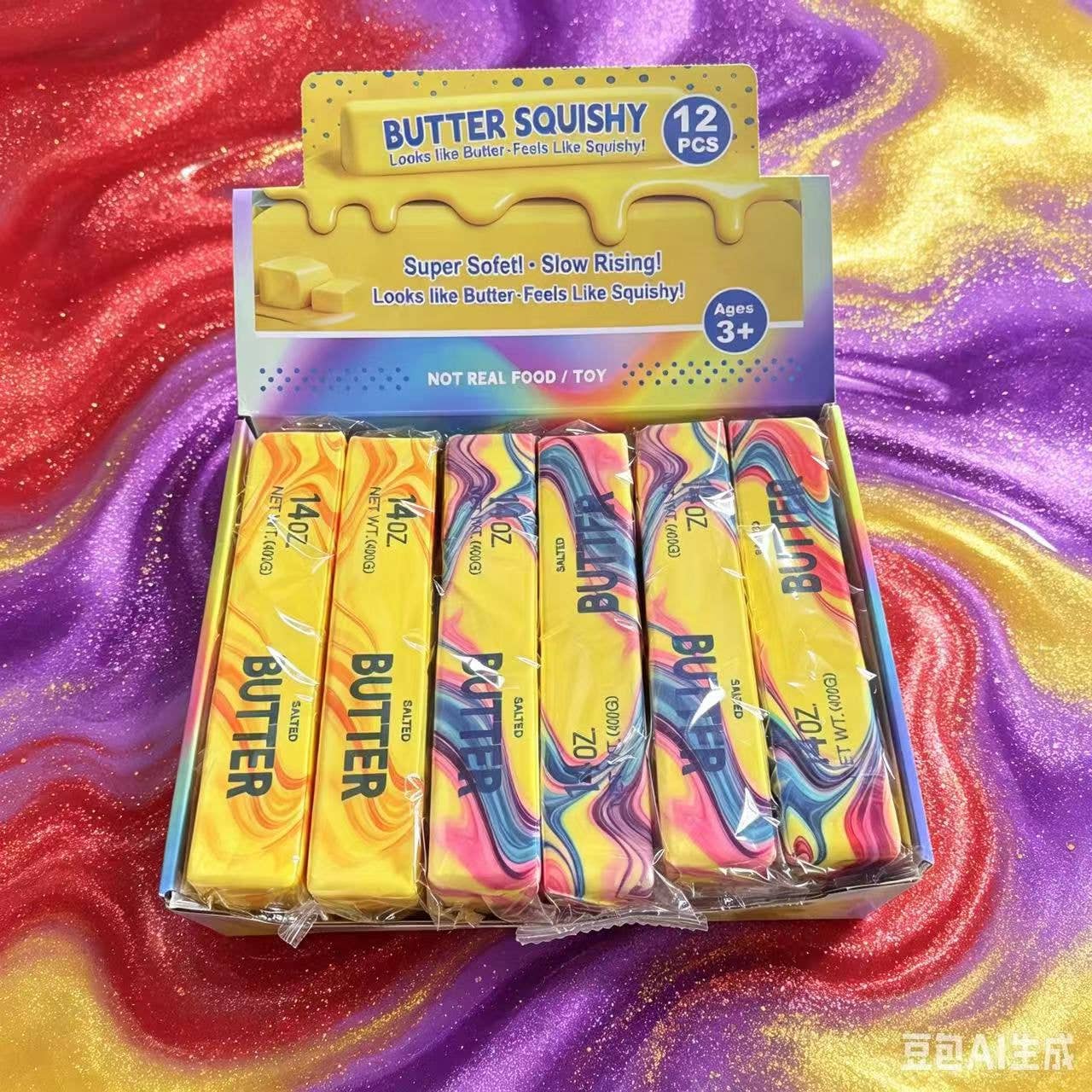 Jumbo Tie-Dye Butter Squishy