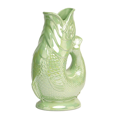 Pistachio Lustre Gluggle Jug (XL)