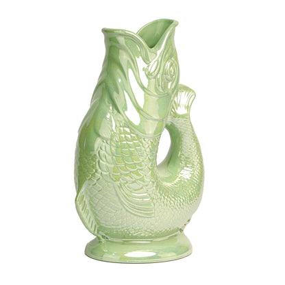 Pistachio Lustre Gluggle Jug (XL)