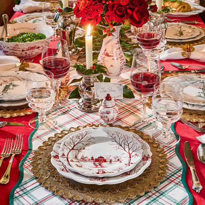Country Estate Winter Frolic Place Cards, Evergreen (Set of 12) - Juliska