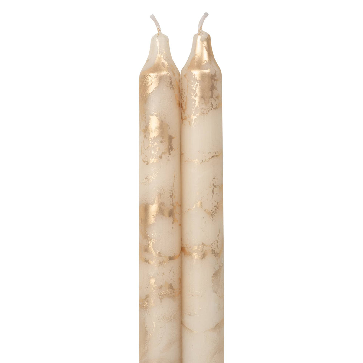 Taper Candles, Bordeaux with Gold - 12in (2 tapers)