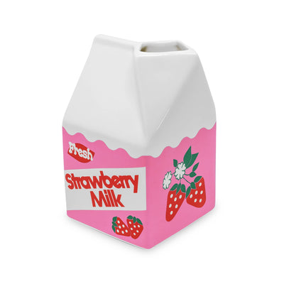 Ceramic Vase, Strawberry Milk