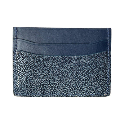 Sophie Card Sleeve, Shagreen & Napa Leather - Vivo