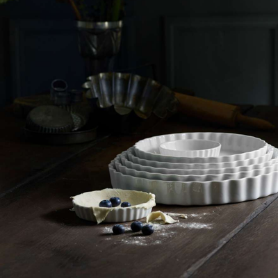 Round Tart Dish - Pillivuyt (10in dia x 1.5in H)