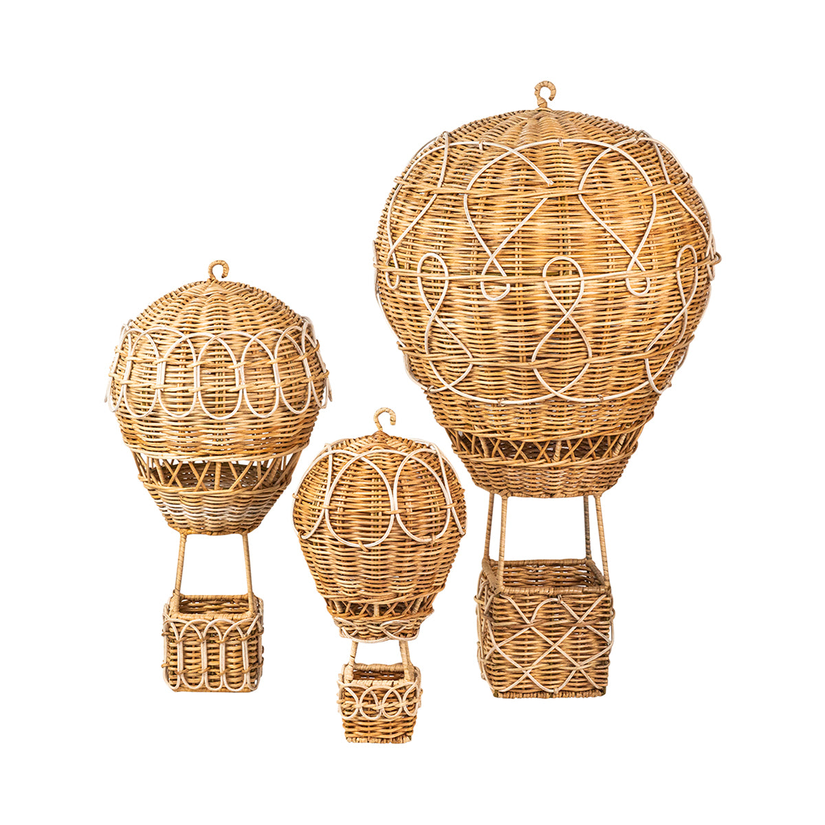 Provence Rattan 20" Hot Air Balloon