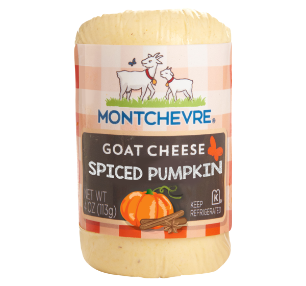 Spiced Pumpkin Goat Cheese - Montchevre (4oz / 113g)