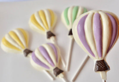 Chocolate Balloon Lollipops