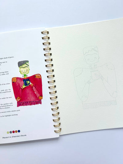 Halloween Vol. 1 Watercolor Workbook