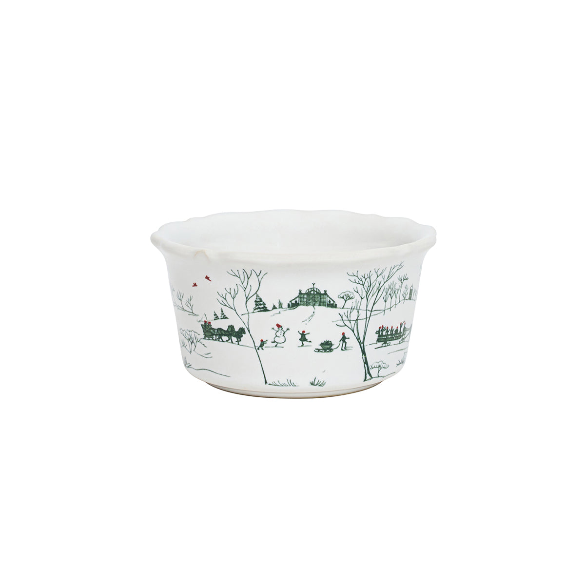 Country Estate Winter Frolic Ramekin, Evergreen - Juliska