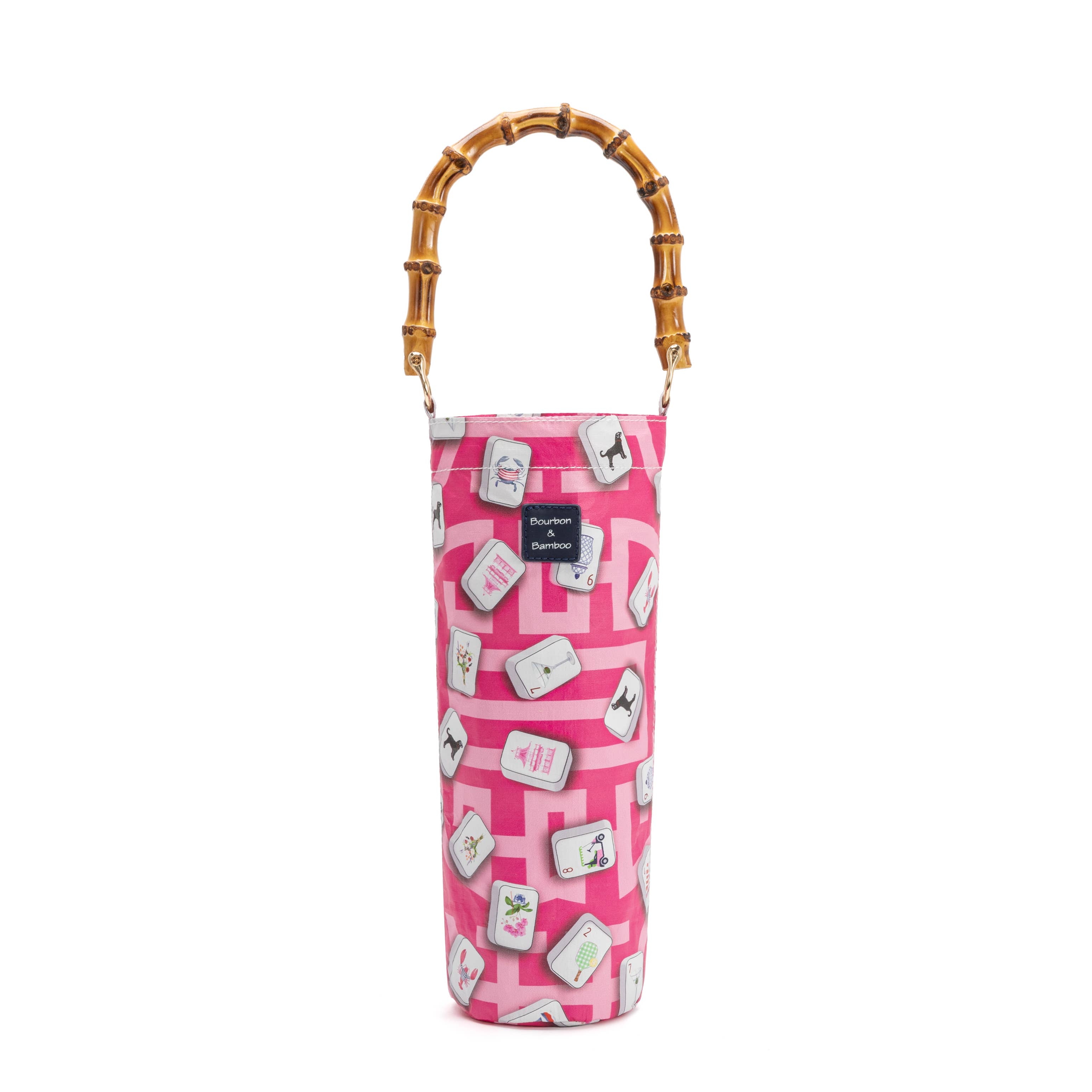 Wine Tote, Floral - Thumbnail 4