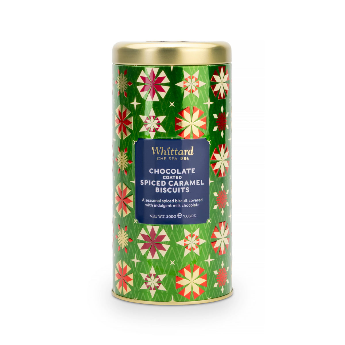 Chocolate Coated Spiced Caramel Cookies - Whittard of Chelsea (7.1oz  / 200g)