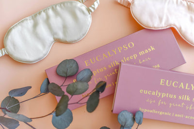 Pink Eucalyptus Silk Sleep Mask