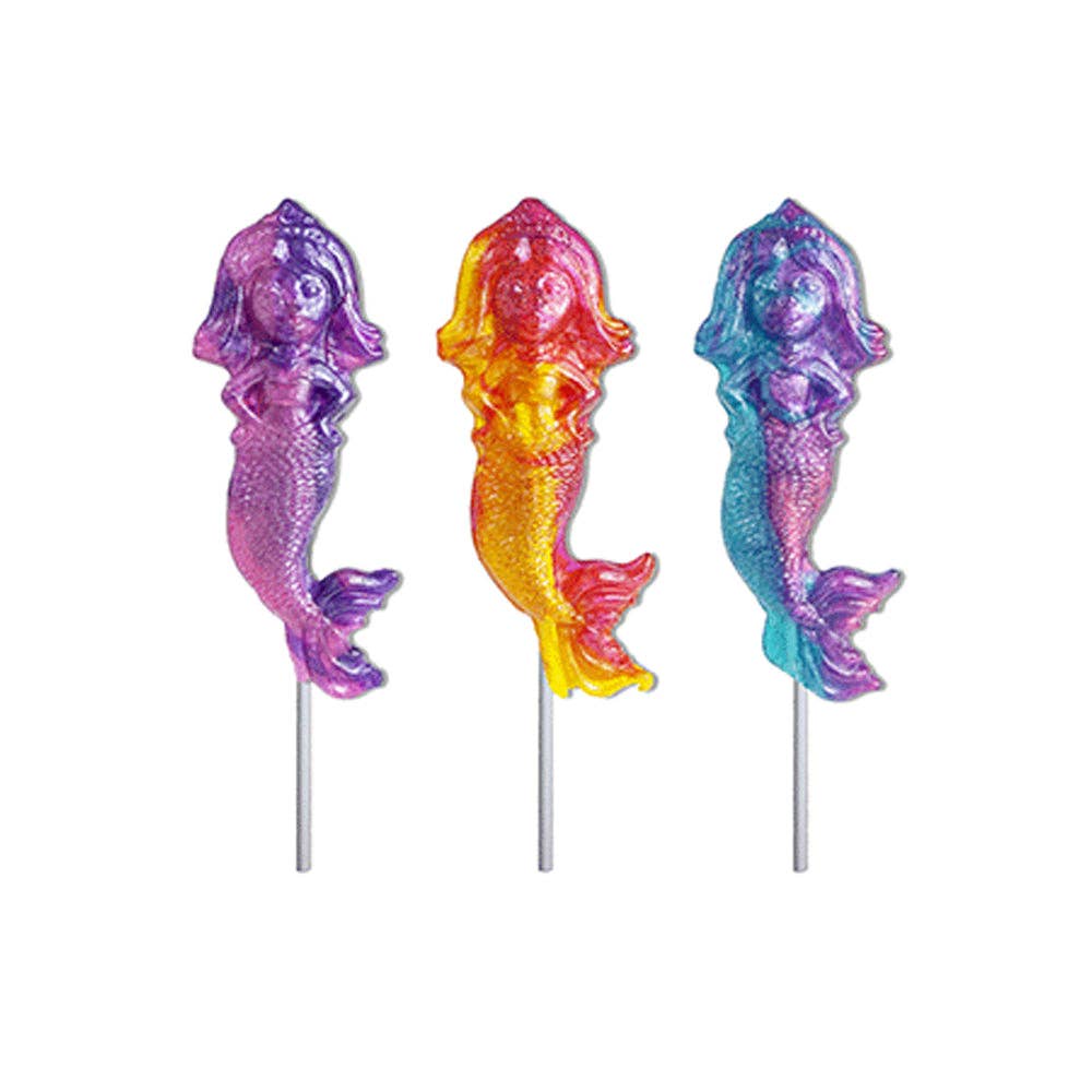 Glitter Swirl Mermaid Lollipops