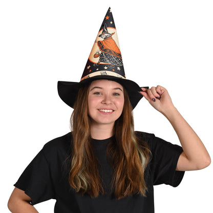 Vintage Halloween Felt Witch Hat (One Size)