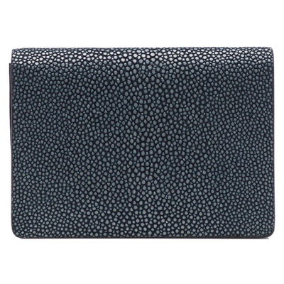 Sky, Taylor Shagreen Card Wallet - Vivo