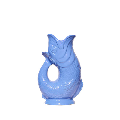 Sea Blue Gluggle Jug (L)