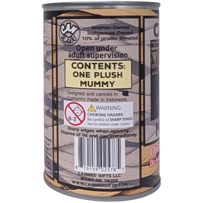 Canned Mummy, Foil Lid