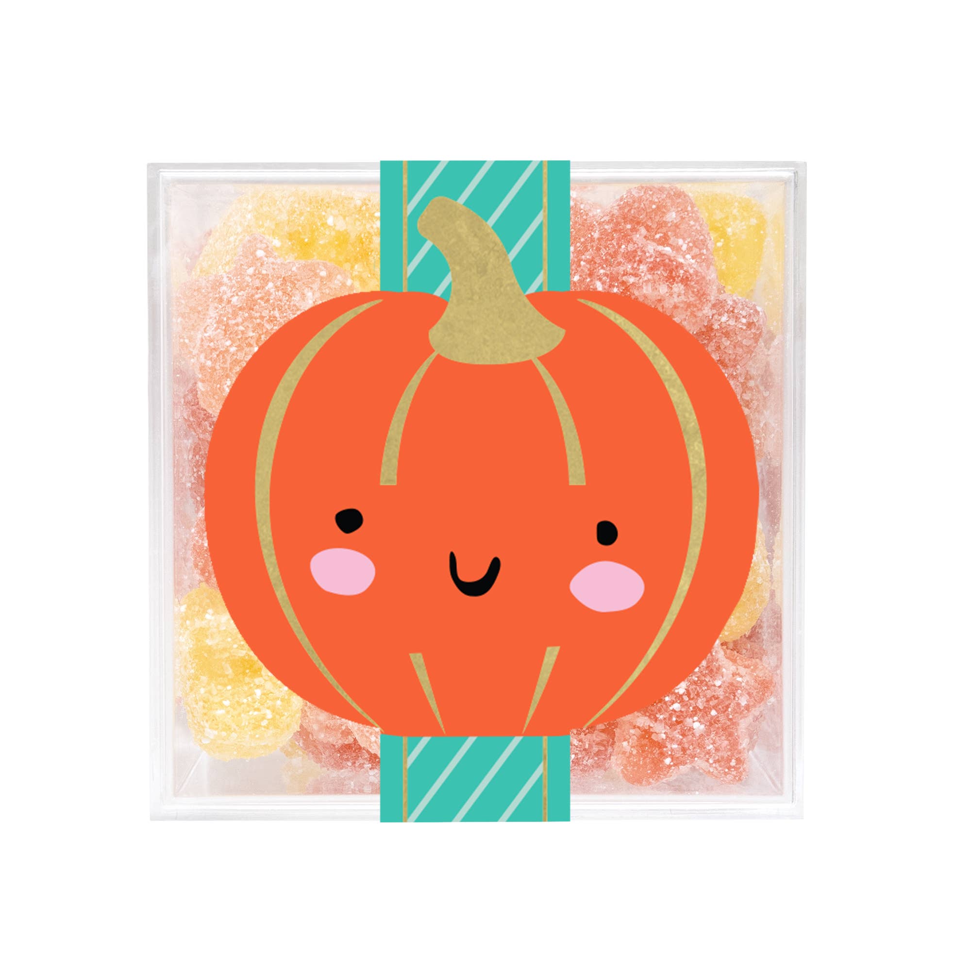Pumpkin Super Sour Stars, Small - Sugarfina
