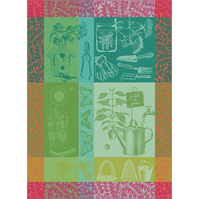 Kitchen Towel Mon Petit Jardin Printemps - Garnier Thiebaut (22in x 30in)