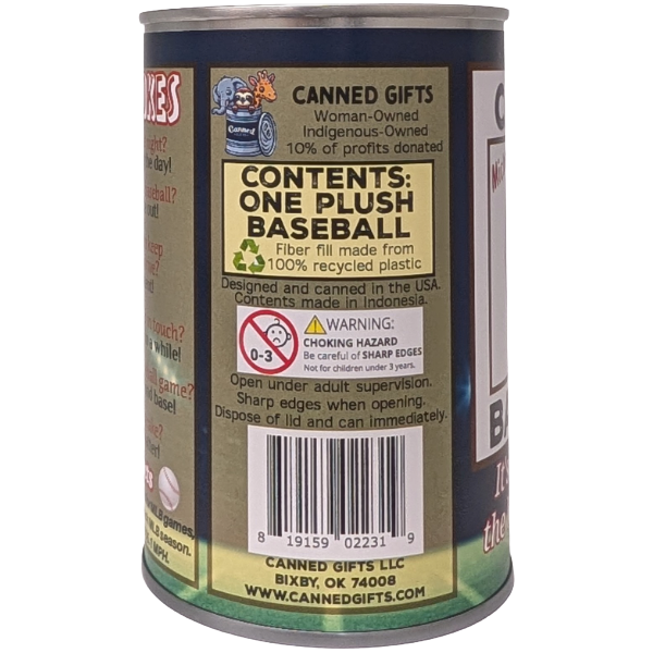 Mickey the Canned Baseball, Foil Lid