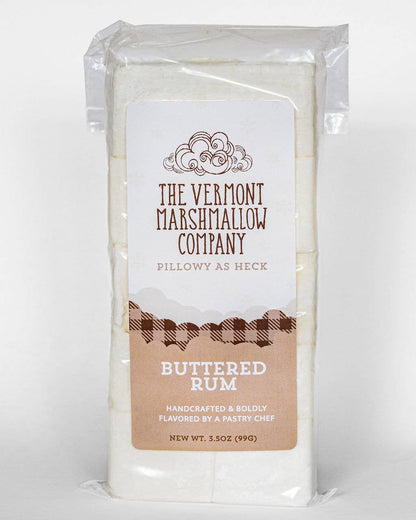 Buttered Rum Flavored Gourmet Marshmallows - The Vermont Marshmallow Co. (6oz / 170g)