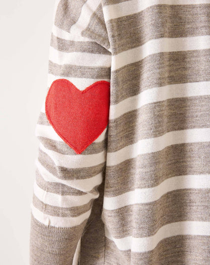 Amour Sweater: Driftwood Stripe / OS
