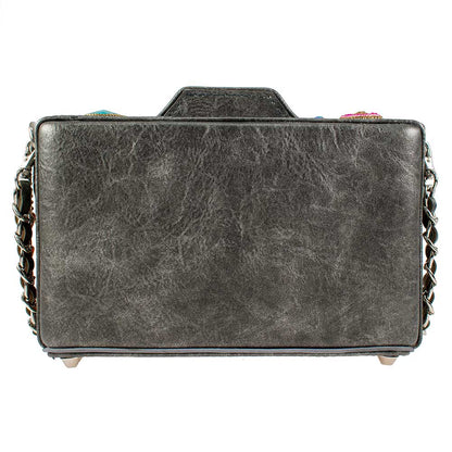 Life in Color Beaded Crossbody Camera Handbag