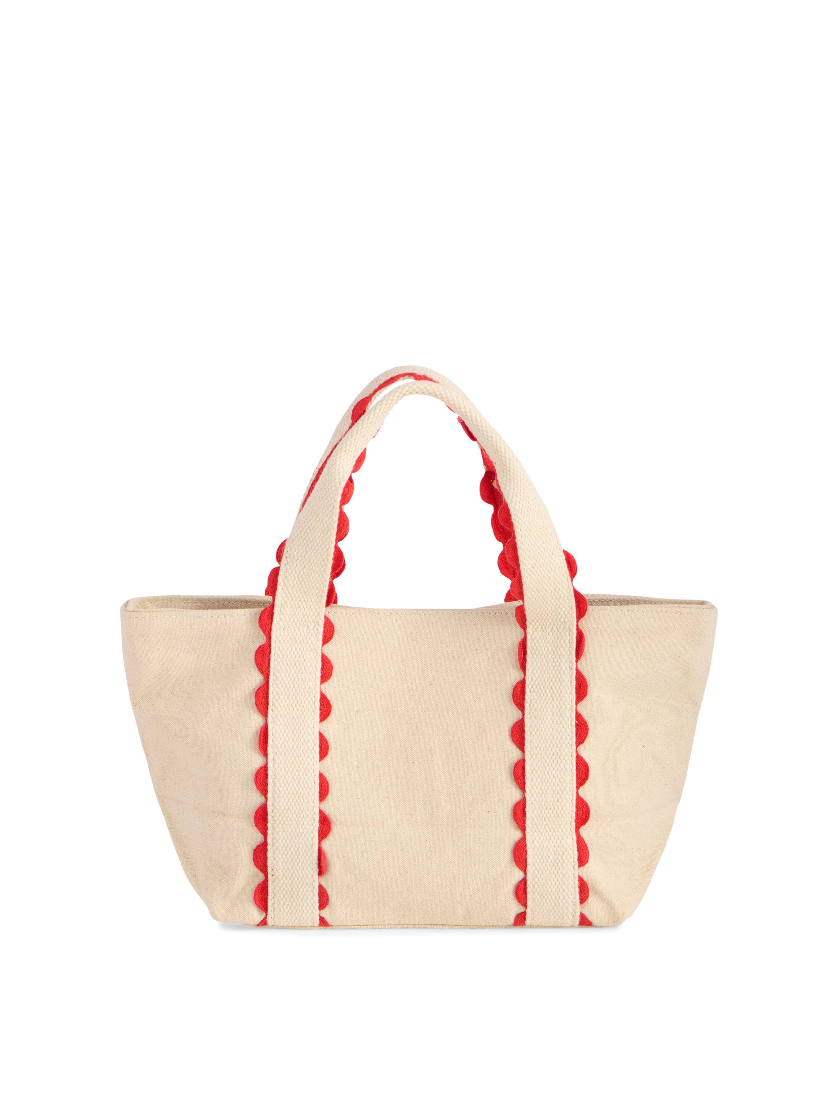 Liberty Bow Mini Tote, Red
