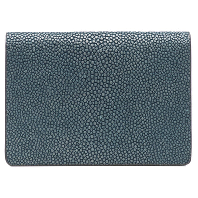 Sky, Taylor Shagreen Card Wallet - Vivo