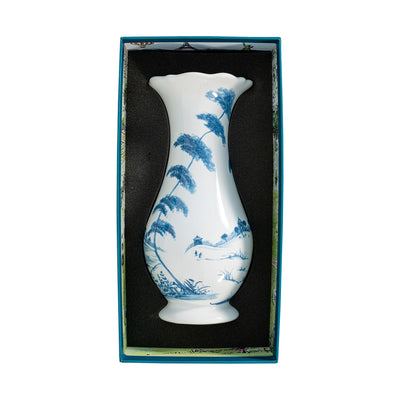 Country Estate 9" Vase - Delft Blue