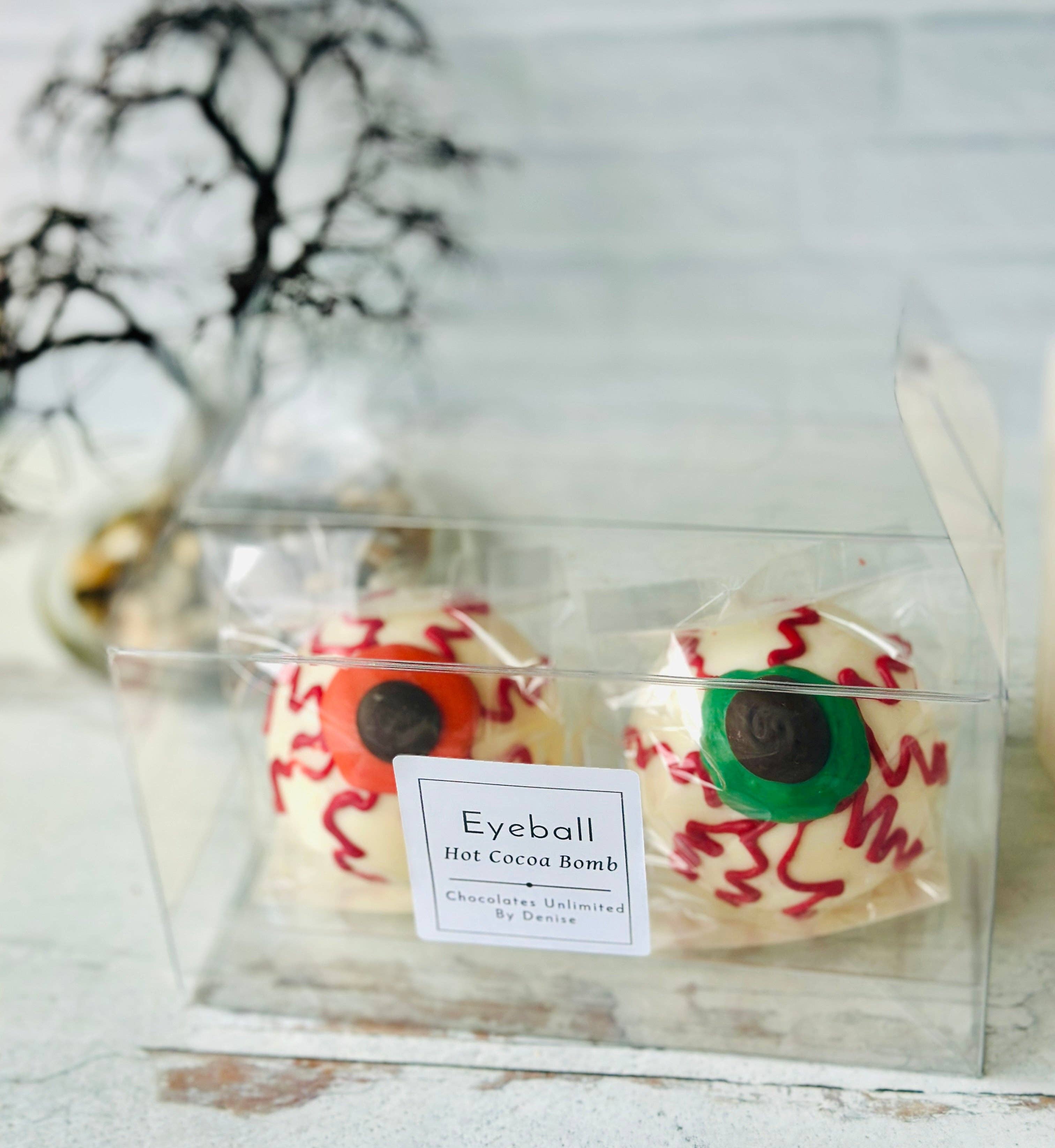 Halloween Spooky Eyeball Hot Chocolate Bomb Hot Cocoa, Single