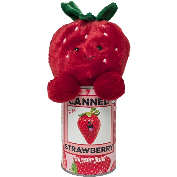 Canned Strawberry, Foil Lid
