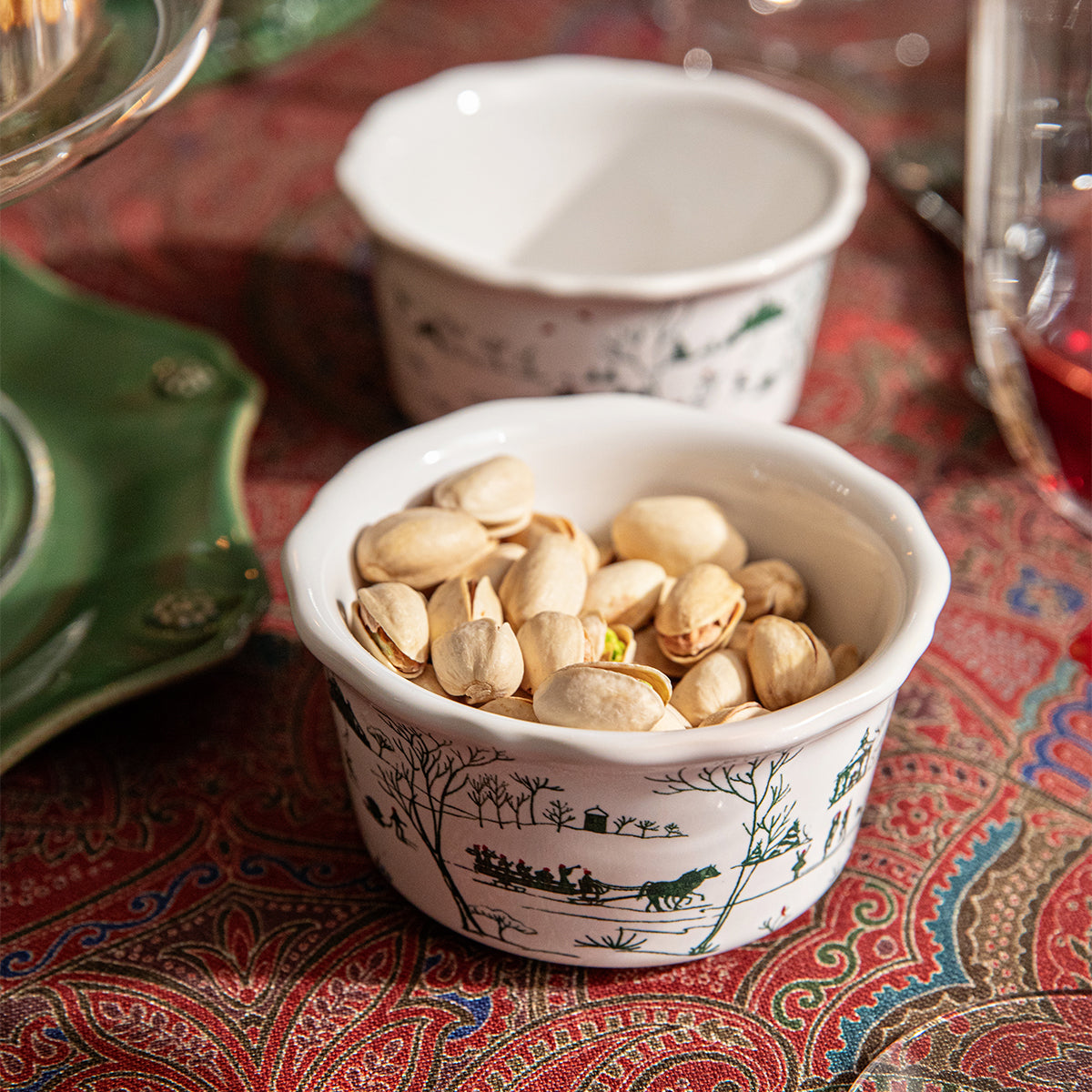 Country Estate Winter Frolic Ramekin, Evergreen - Juliska