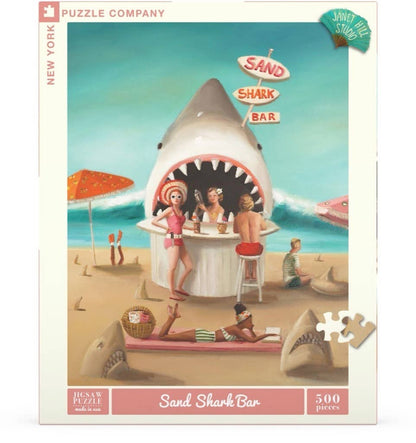 Jigsaw Puzzle, Sand Shark Bar - New York Puzzle Company (500 pieces)