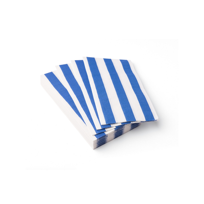 Palisades Blue Signature Cabana Stripe Guest Towels