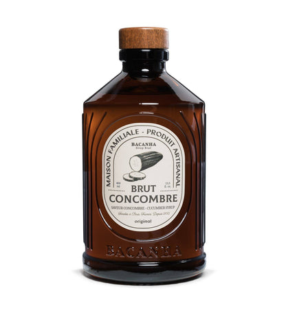 Organic Cucumber Syrup - Bacanha France (13.5oz / 400ml)