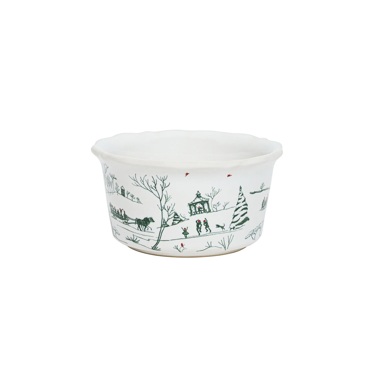 Country Estate Winter Frolic Ramekin, Evergreen - Juliska