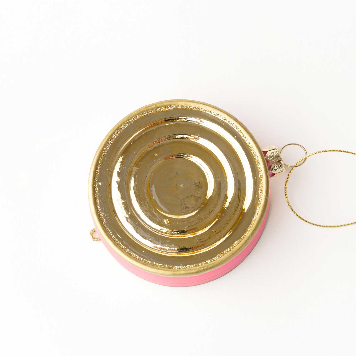 Caviar Tin Glass Ornament