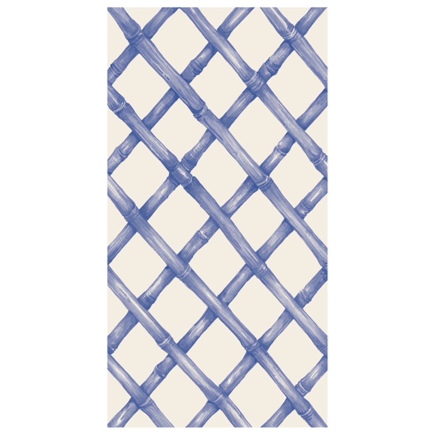 Blue Lattice Guest Towel - Hester & Cook (16-count)