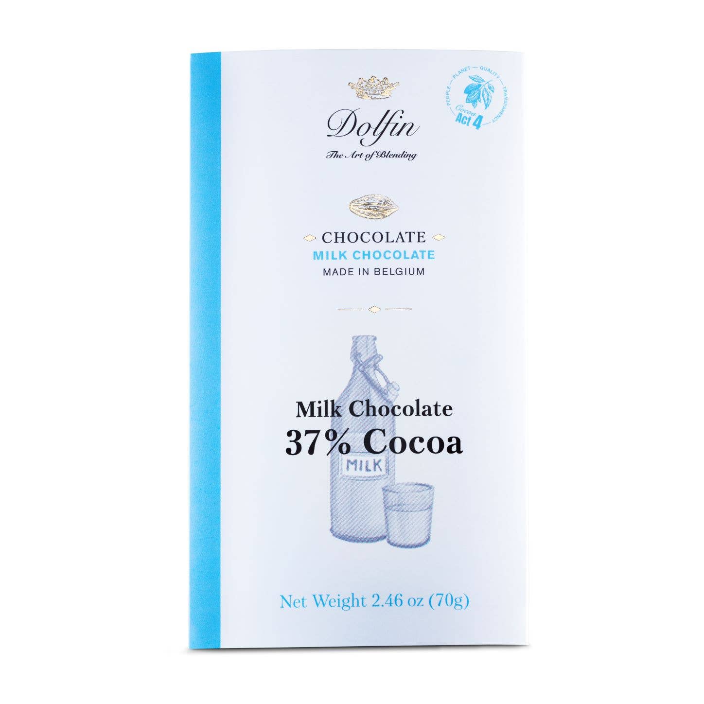 Milk Bar, 37% Cocoa - Dolfin (2.5oz / 70g)
