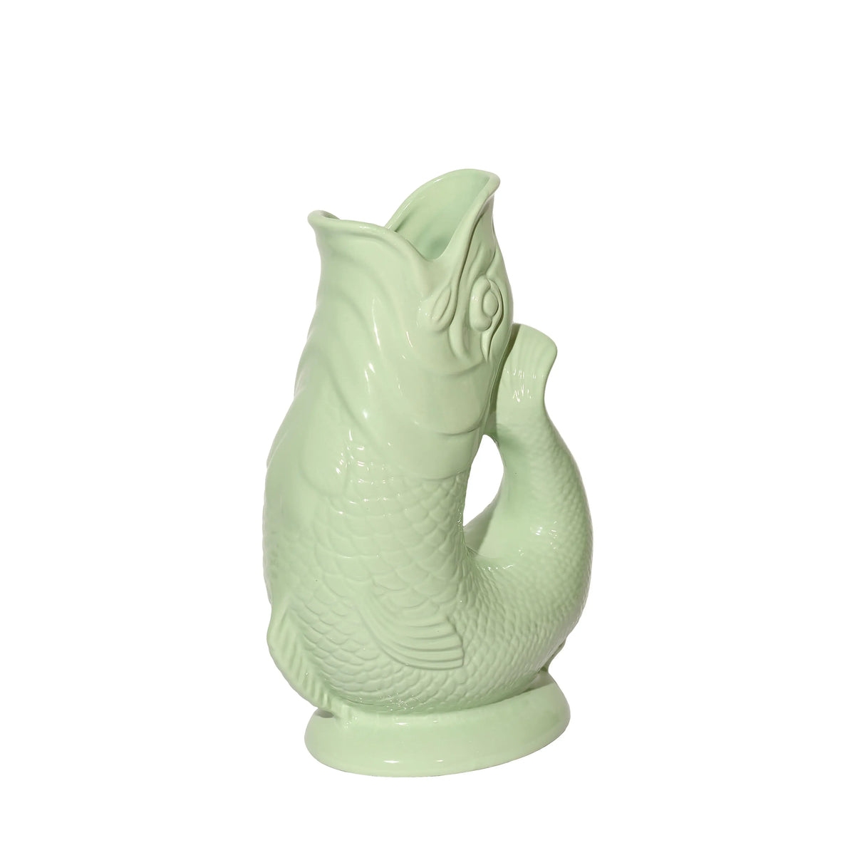 Pistachio Gluggle Jug (L)