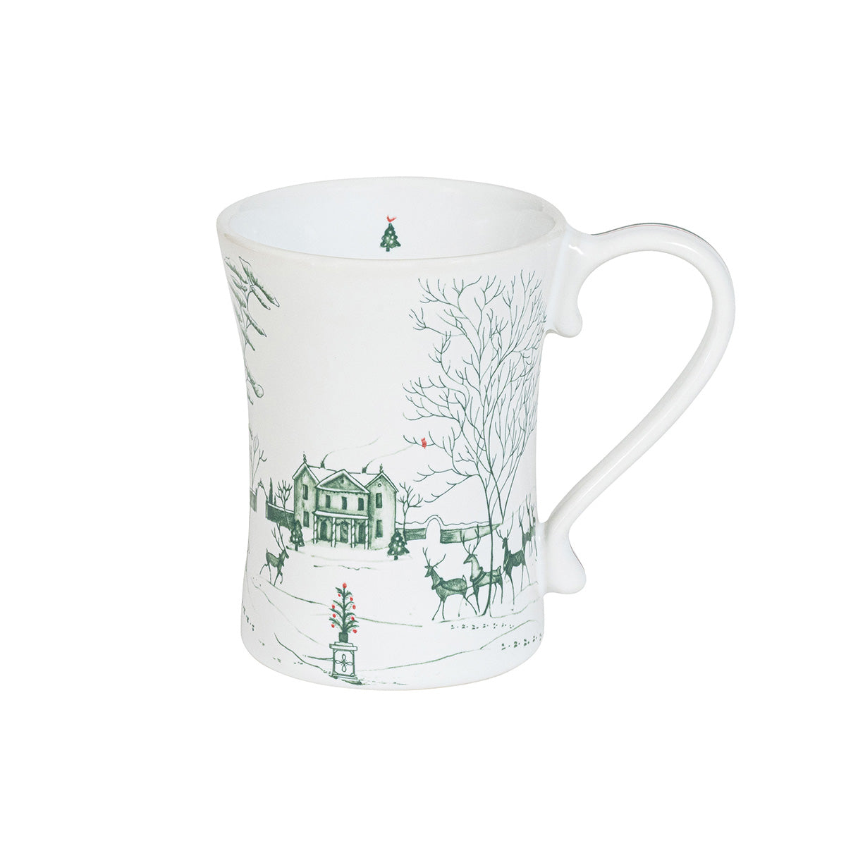 Country Estate Winter Frolic Mug, Evergreen - Juliska