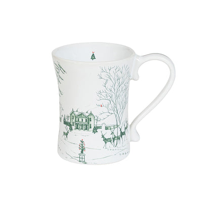 Country Estate Winter Frolic Mug, Evergreen - Juliska