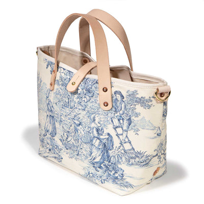Delftware Toile All Day Mini Tote - General Knot & Co.